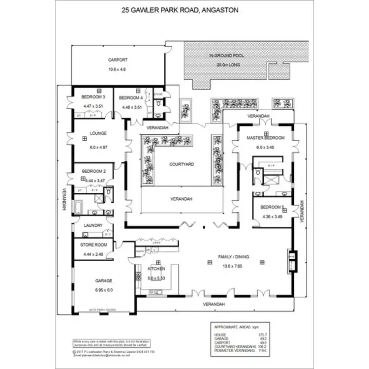 Floorplan of Homely house listing, 25 Gawler Park Road, Angaston SA 5353
