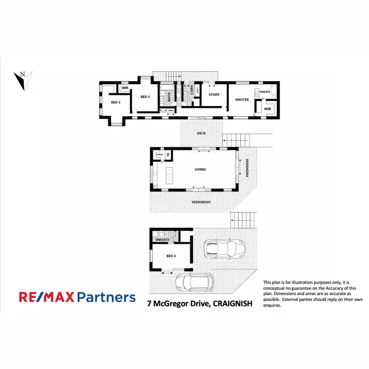 Floorplan of Homely house listing, 7 McGregor Close, Craignish QLD 4655