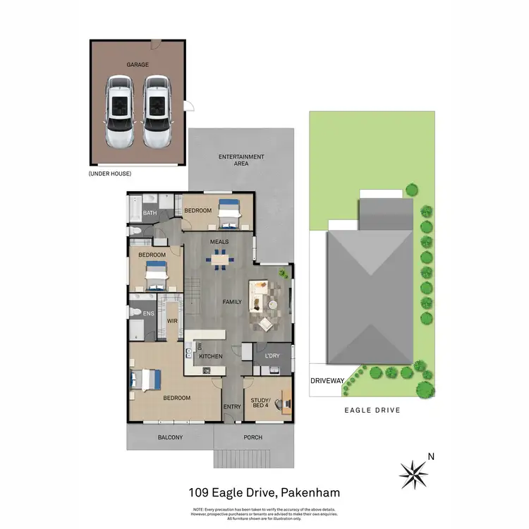 Floorplan of Homely house listing, 109 Eagle Drive, Pakenham VIC 3810