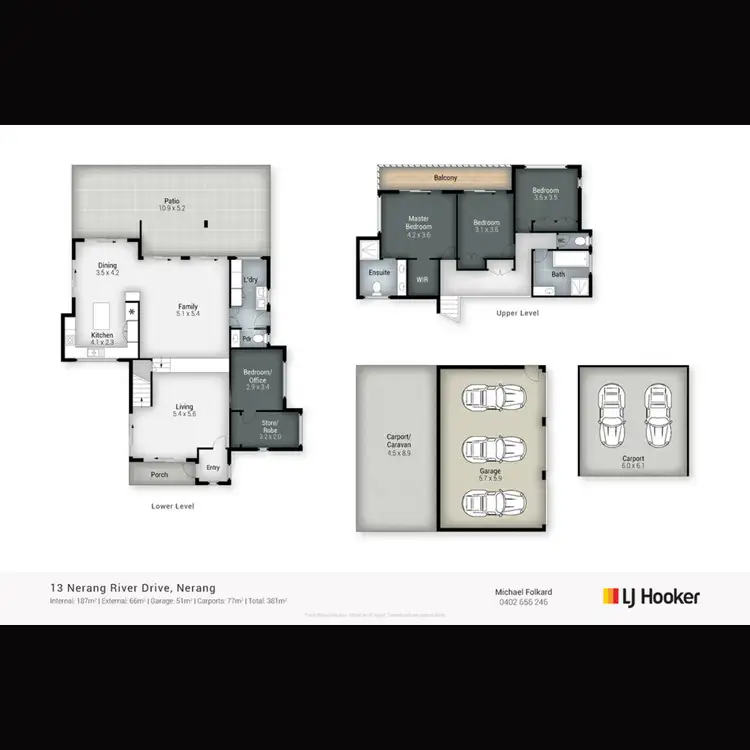 Floorplan of Homely house listing, 13 Nerang River Drive, Nerang QLD 4211
