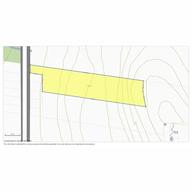 Floorplan of Homely land listing, 346 Keen Street, East Lismore NSW 2480
