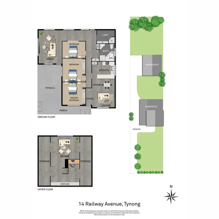 Floorplan of Homely house listing, 14 Railway Avenue, Tynong VIC 3813