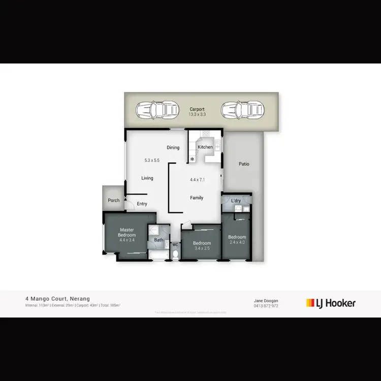 Floorplan of Homely house listing, 4 Mango Court, Nerang QLD 4211