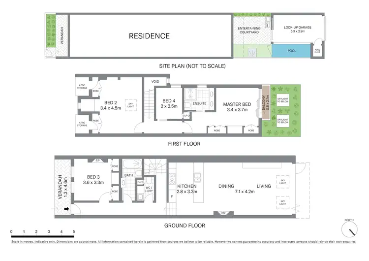 Floorplan of Homely terrace listing, 225 Lawrence Street, Alexandria NSW 2015