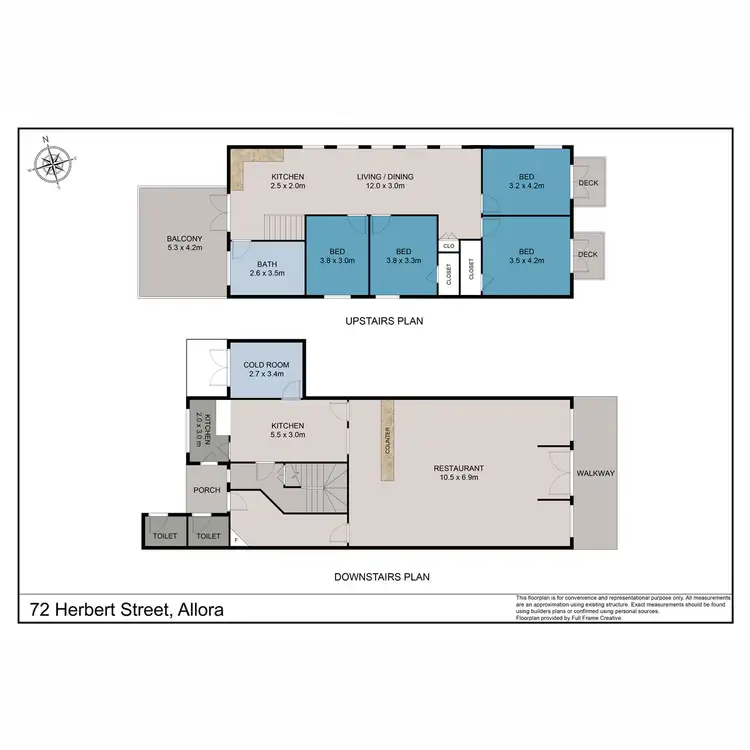 Floorplan of Homely house listing, 72 Herbert Street, Allora QLD 4362