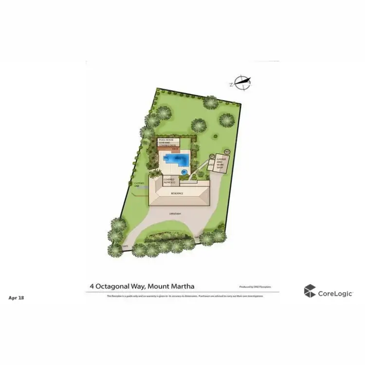 Floorplan of Homely rural property listing, 4 Octagonal Way, Mount Martha VIC 3934