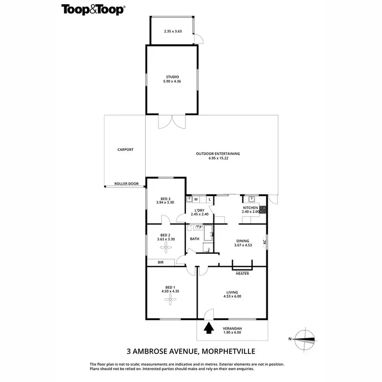 Floorplan of Homely house listing, 3 Ambrose Avenue, Morphettville SA 5043