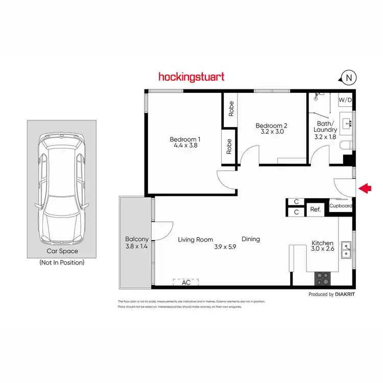 Floorplan of Homely apartment listing, 2/19 Kireep Road, Balwyn VIC 3103