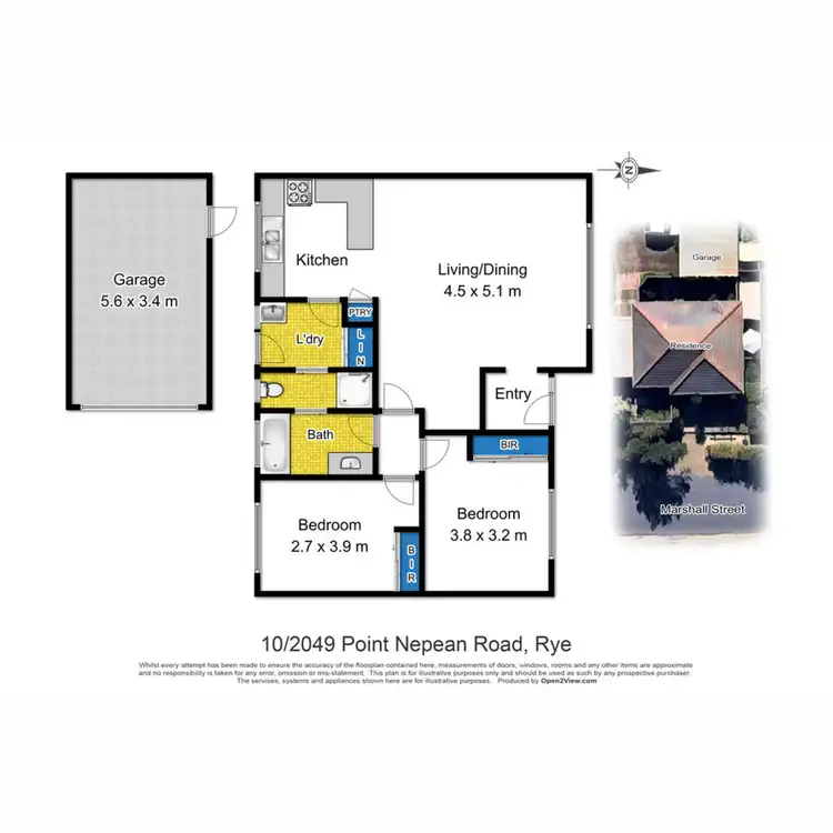 Floorplan of Homely unit listing, 10/2049 Point Nepean Road, Rye VIC 3941
