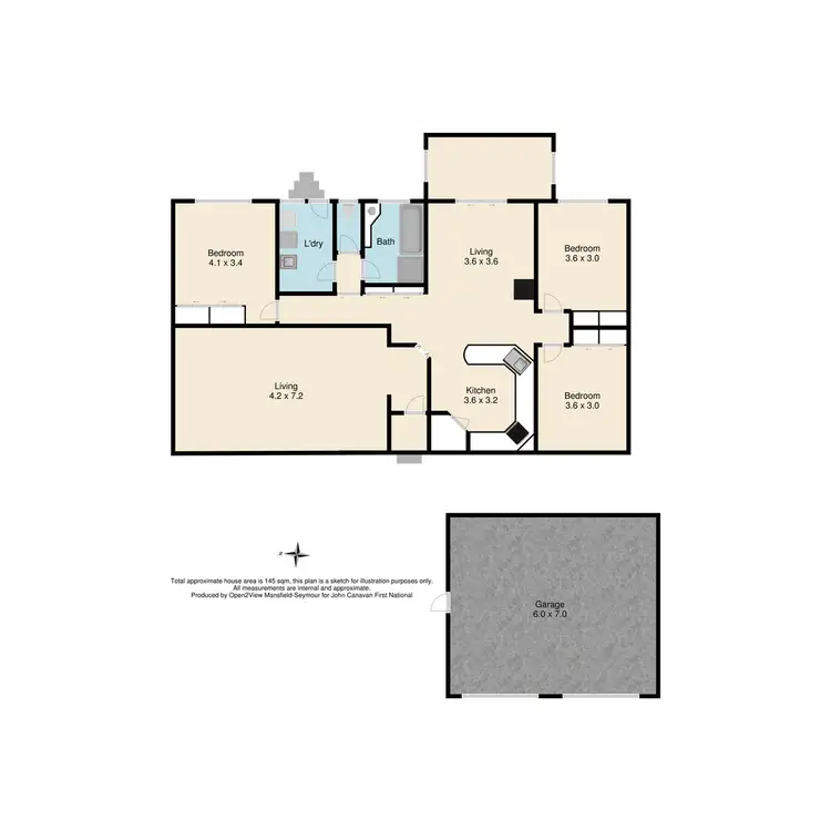 Floorplan of Homely house listing, 30 Main Street, Maindample VIC 3723