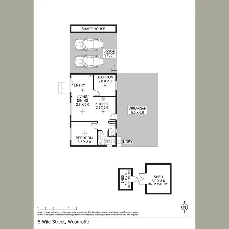 Floorplan of Homely house listing, 5 Wild Street, Woodroffe NT 830