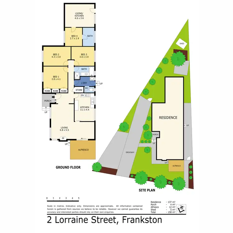 Floorplan of Homely house listing, 2 Lorraine Street, Frankston VIC 3199