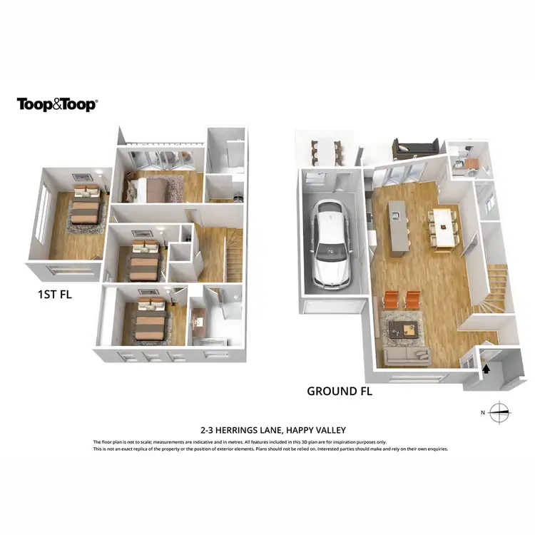 Floorplan of Homely house listing, 2/3 Herrings Lane, Happy Valley SA 5159