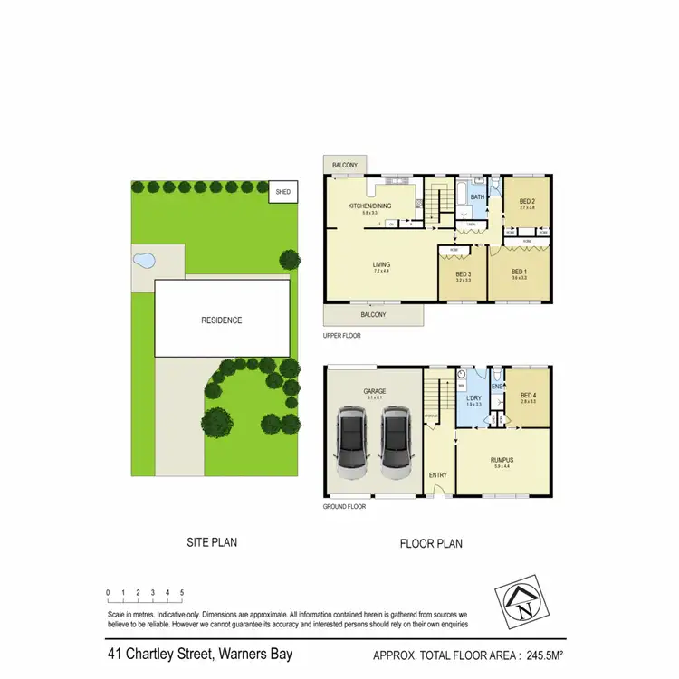 Floorplan of Homely house listing, 41 Chartley Street, Warners Bay NSW 2282