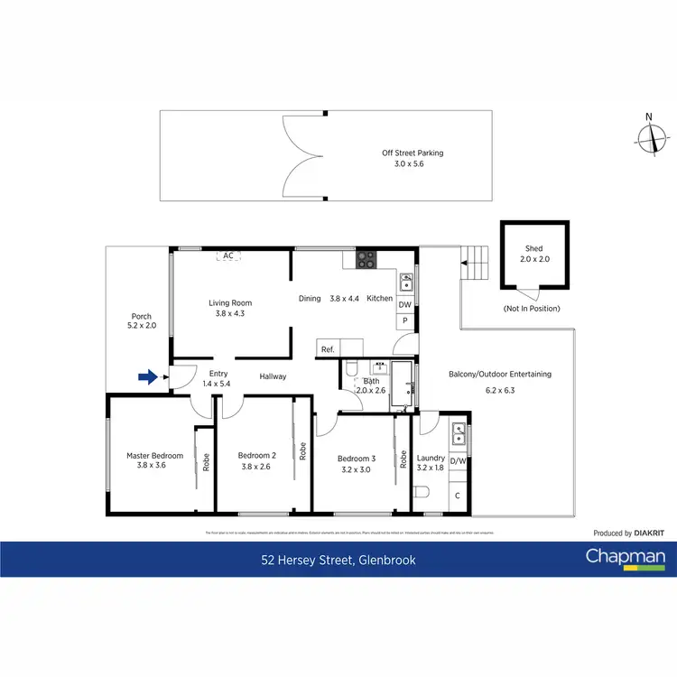 Floorplan of Homely house listing, 52 Hersey Street, Glenbrook NSW 2773