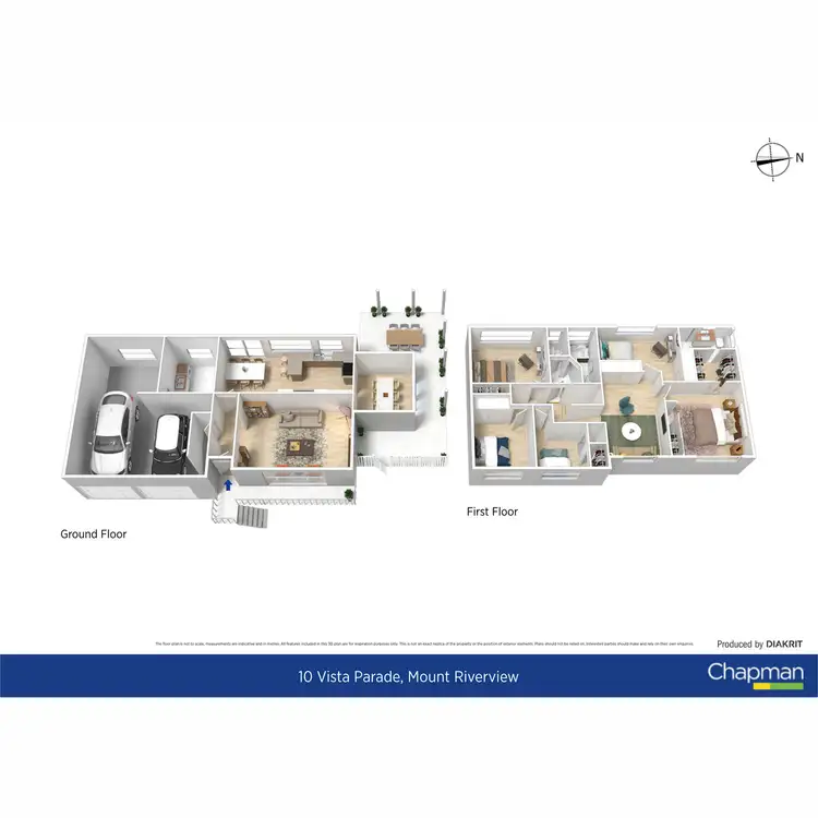 Floorplan of Homely house listing, 10 Vista Parade, Mount Riverview NSW 2774
