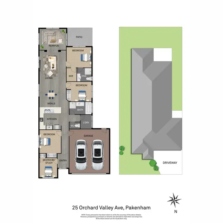 Floorplan of Homely house listing, 25 Orchard Valley Avenue, Pakenham VIC 3810