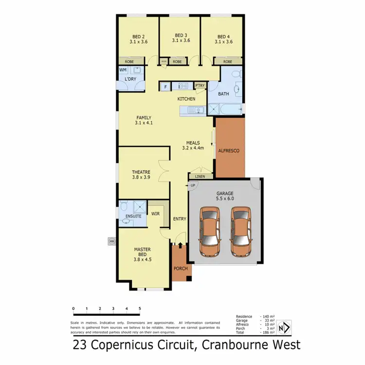 Floorplan of Homely house listing, 23 Copernicus Circuit, Cranbourne West VIC 3977