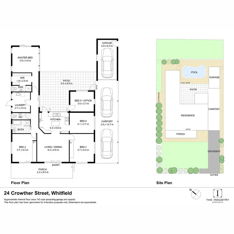 Floorplan of Homely house listing, 24 Crowther Street, Whitfield QLD 4870