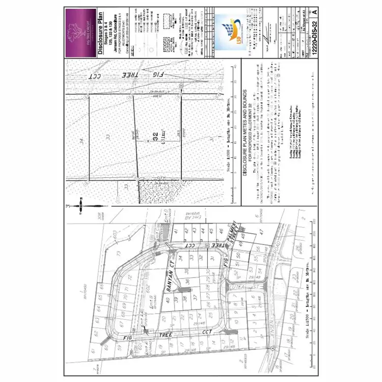 Floorplan of Homely land listing, LOT 32, 64 Fig Tree Circuit, Caboolture QLD 4510