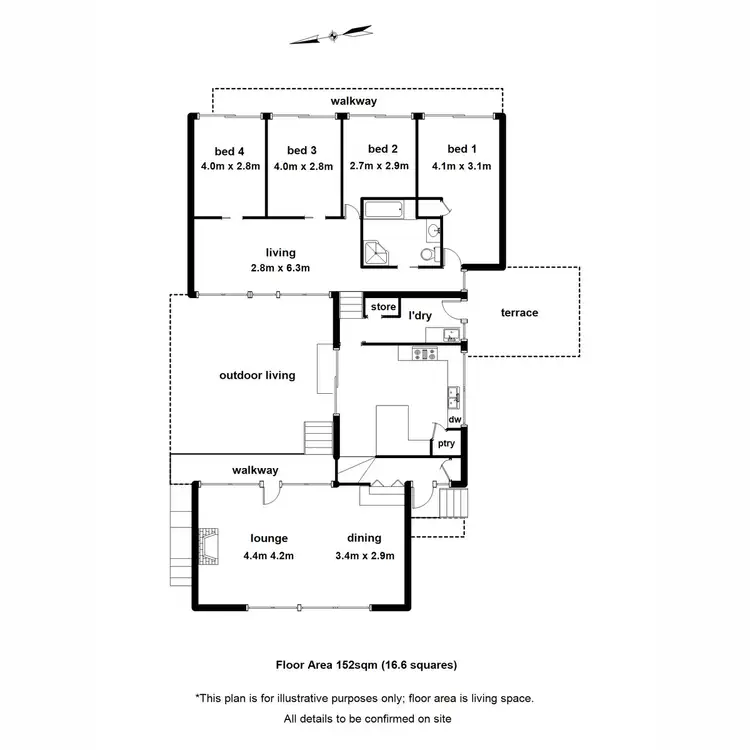 Floorplan of Homely house listing, 6 Nioka Close, Cockatoo VIC 3781
