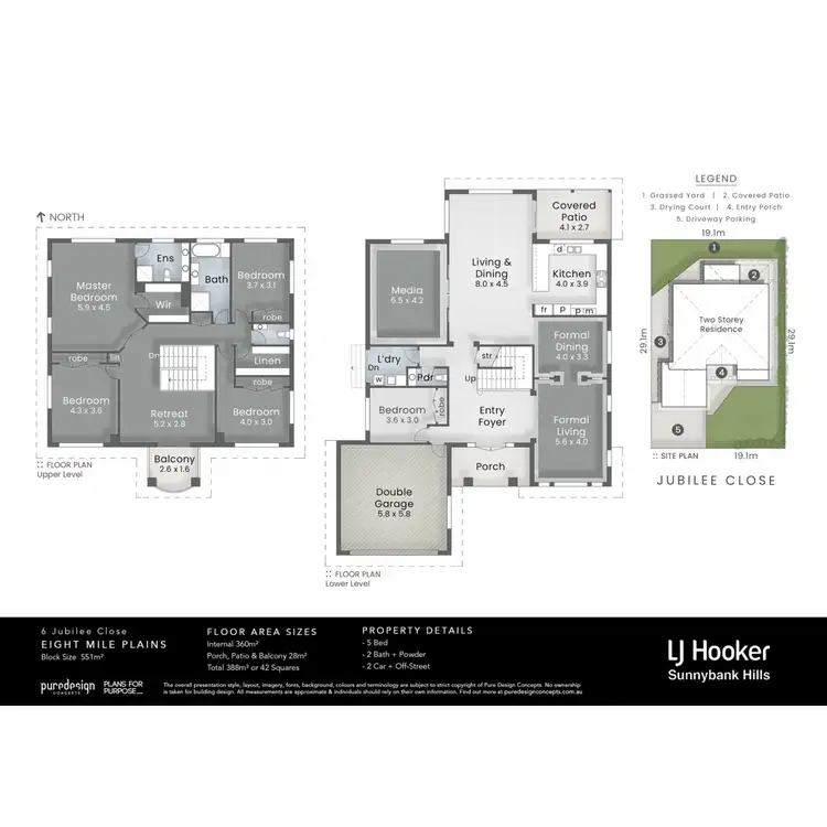 Floorplan of Homely house listing, 6 Jubilee Close, Eight Mile Plains QLD 4113