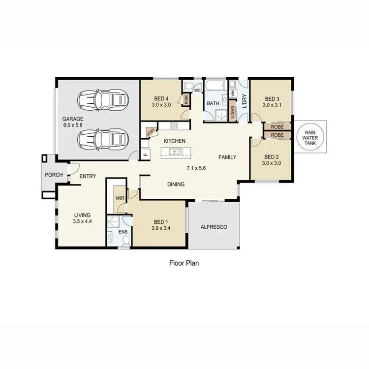 Floorplan of Homely house listing, 2 Bakara Lane, Upper Coomera QLD 4209