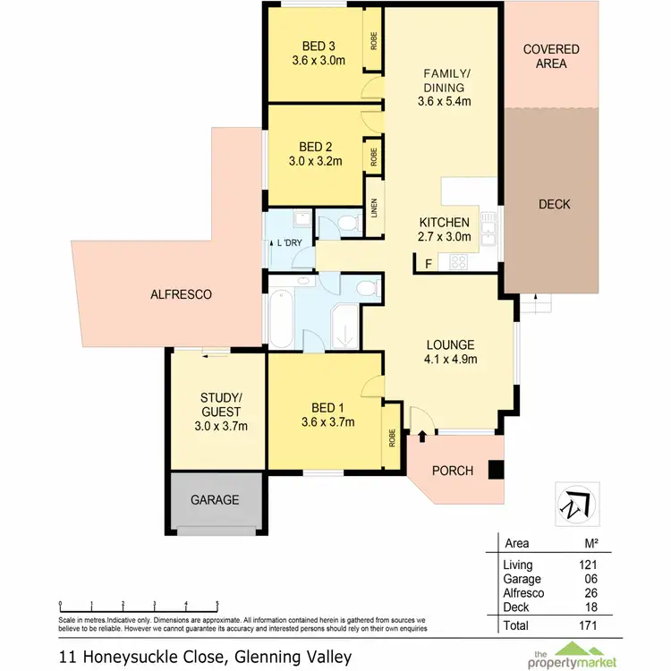 Floorplan of Homely house listing, 11 Honeysuckle Close, Glenning Valley NSW 2261
