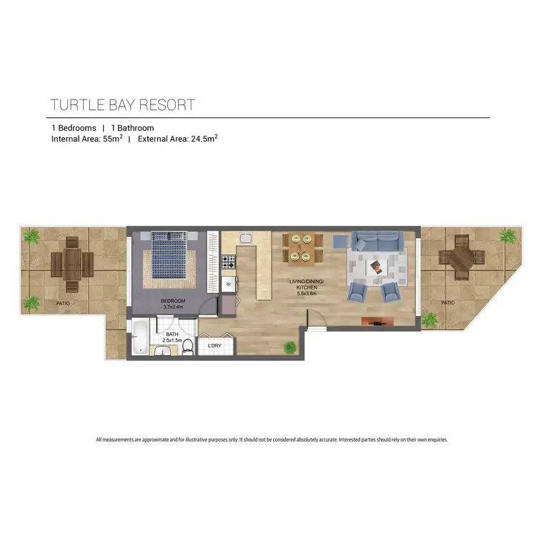 Floorplan of Homely apartment listing, 23/14-26 Markeri Street, Mermaid Beach QLD 4218