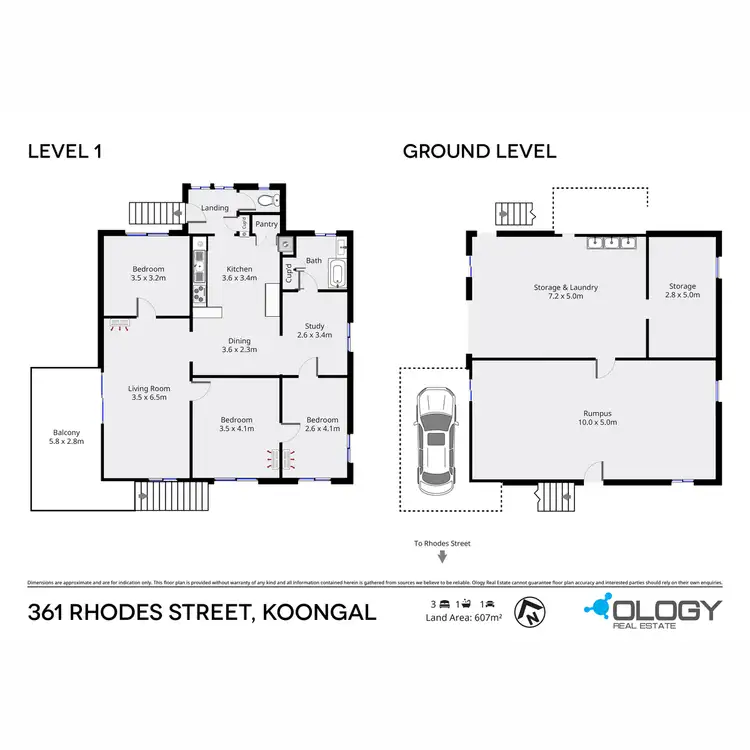 Floorplan of Homely house listing, 361 Rhodes Street, Koongal QLD 4701