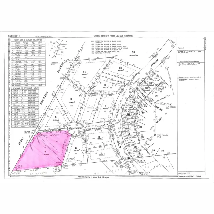 Floorplan of Homely land listing, 12 Octagonal Way, Muswellbrook NSW 2333