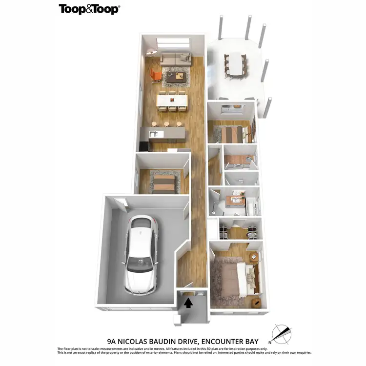 Floorplan of Homely house listing, 9A Nicolas Baudin Drive, Encounter Bay SA 5211