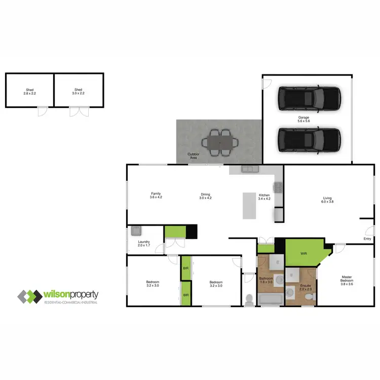 Floorplan of Homely house listing, 16 Newry Drive, Traralgon VIC 3844