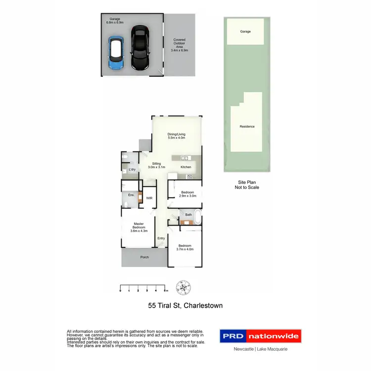 Floorplan of Homely house listing, 55 Tiral Street, Charlestown NSW 2290