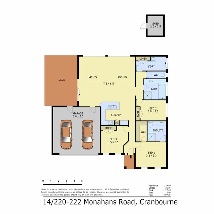 Floorplan of Homely unit listing, 14/220-222 Monahans Road, Cranbourne VIC 3977