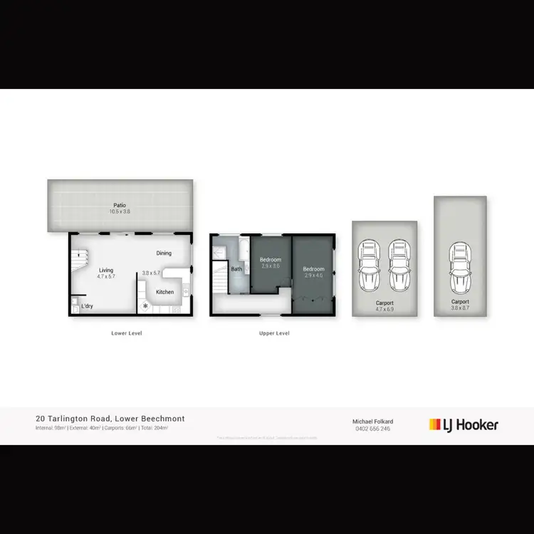 Floorplan of Homely house listing, 20 Tarlington Road, Lower Beechmont QLD 4211