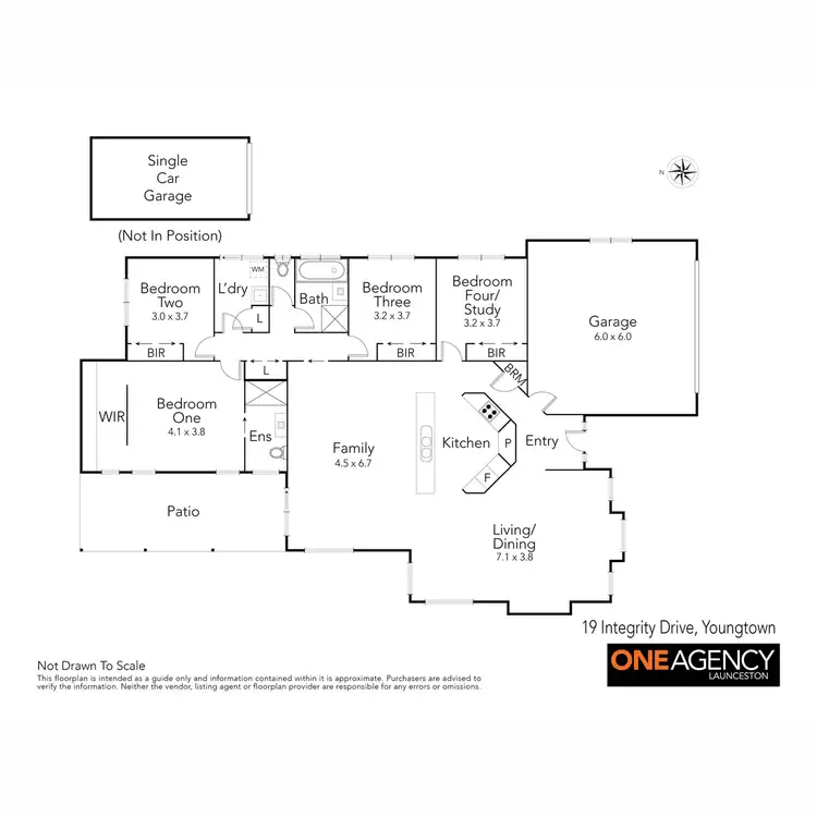 Floorplan of Homely house listing, 19 Integrity Drive, Youngtown TAS 7249