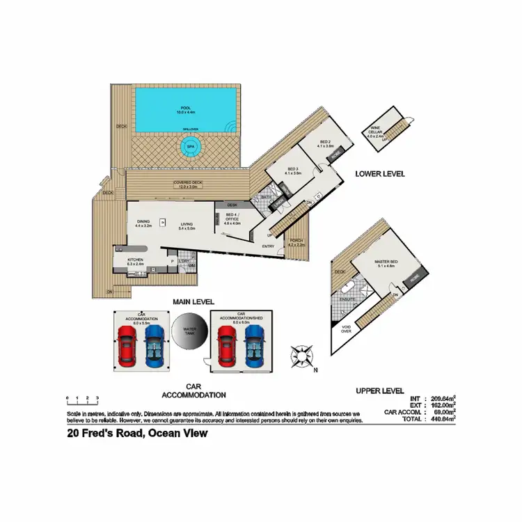 Floorplan of Homely house listing, 20 Freds Road, Ocean View QLD 4521