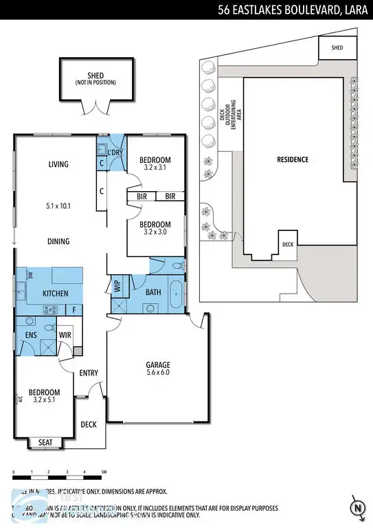 Floorplan of Homely house listing, 56 Eastlakes Boulevard, Lara VIC 3212