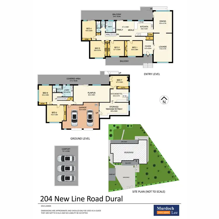 Floorplan of Homely house listing, 204 New Line Road, Dural NSW 2158