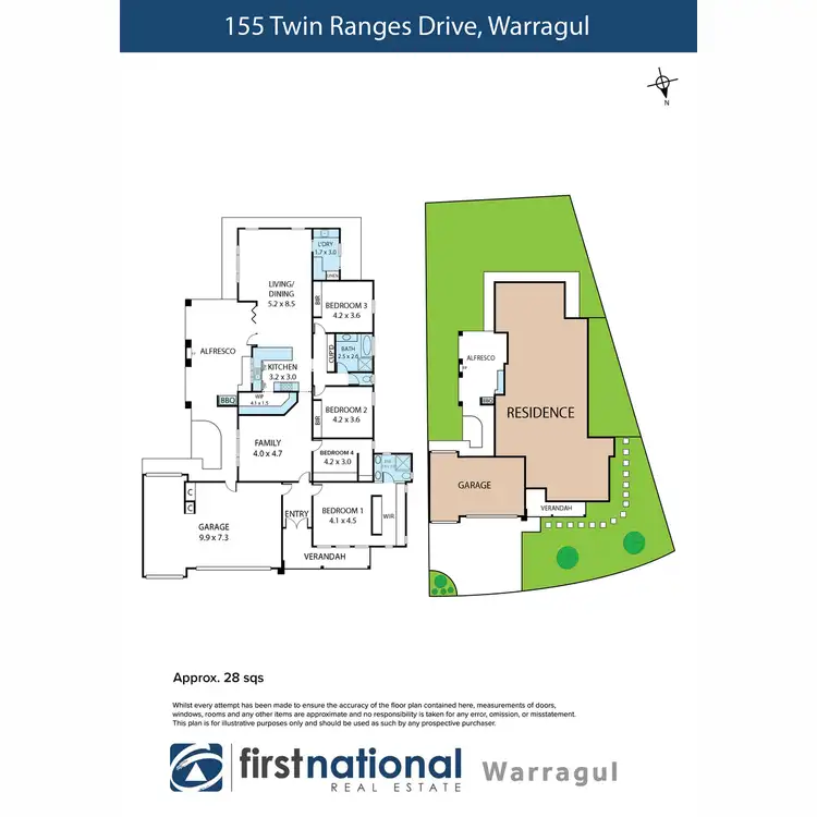 Floorplan of Homely house listing, 155 Twin Ranges Drive, Warragul VIC 3820