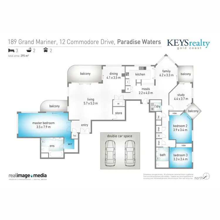 Floorplan of Homely apartment listing, 189/12 Commodore Drive, Paradise Waters QLD 4217