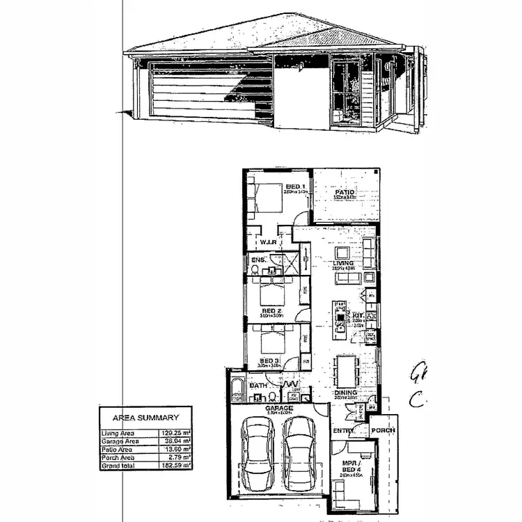 Floorplan of Homely house listing, 51 Moonie Drive, Coomera QLD 4209