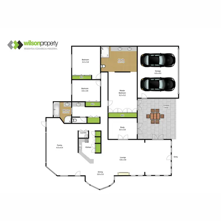 Floorplan of Homely townhouse listing, 4 Sherwood Court, Traralgon VIC 3844