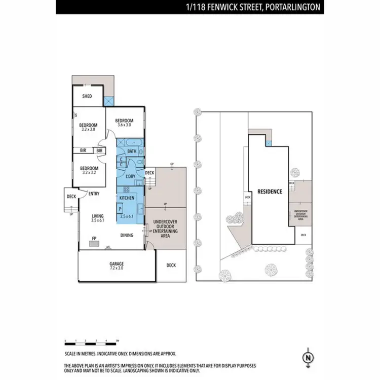 Floorplan of Homely house listing, 1/118 Fenwick Street, Portarlington VIC 3223