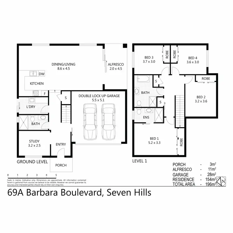 Floorplan of Homely house listing, 69A Barbara Boulevarde, Seven Hills NSW 2147