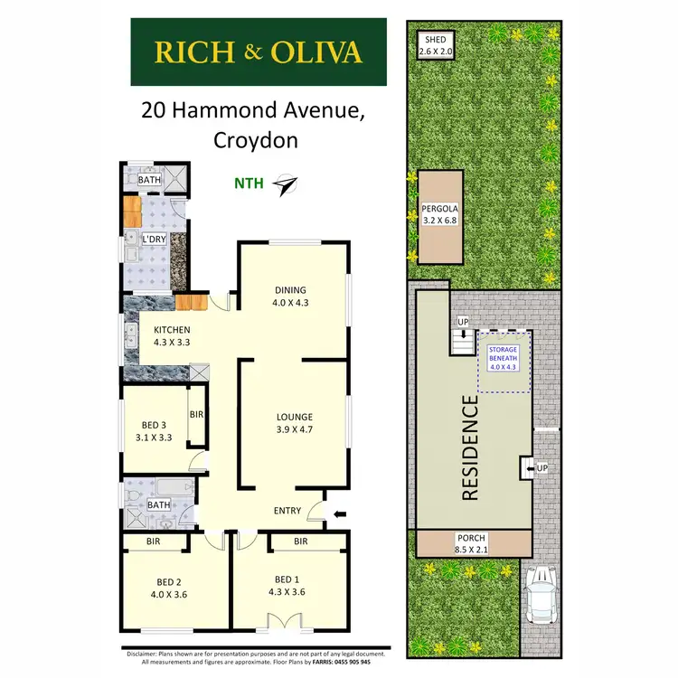 Floorplan of Homely house listing, 20 Hammond Avenue, Croydon NSW 2132