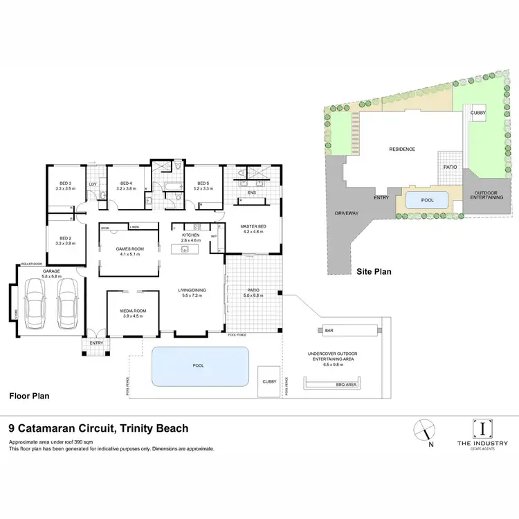Floorplan of Homely house listing, 9 Catamaran Circuit, Trinity Beach QLD 4879