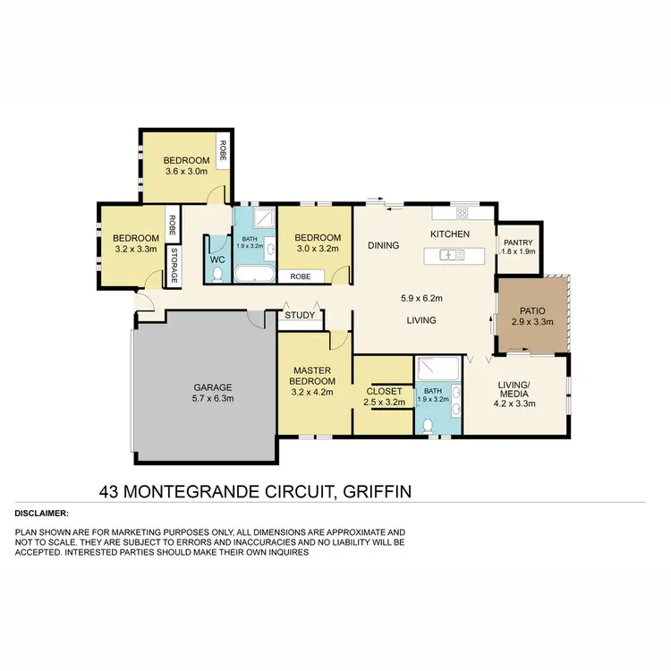 Floorplan of Homely house listing, 43 Montegrande Circuit, Griffin QLD 4503