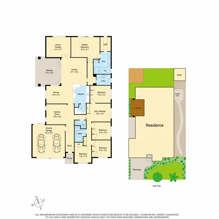 Floorplan of Homely house listing, 21 Ethereal Way, Sandhurst VIC 3977